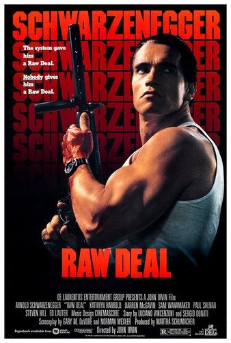 Raw Deal - Movie Poster - Arnold Schwarzenegger - US Version - 第 1/5 張圖片