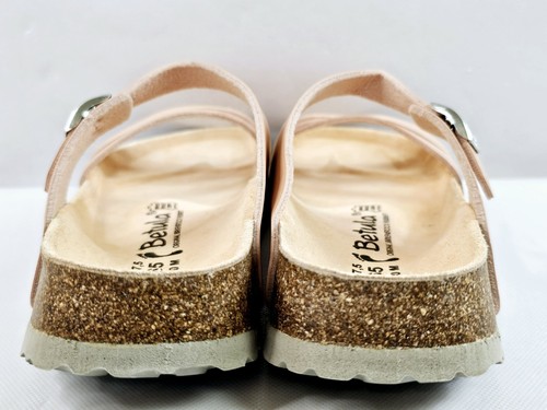 Betula By Birkenstock Iris Women's Sz 10 Strappy Sandals Pink Cork New No Box - Picture 4 of 16