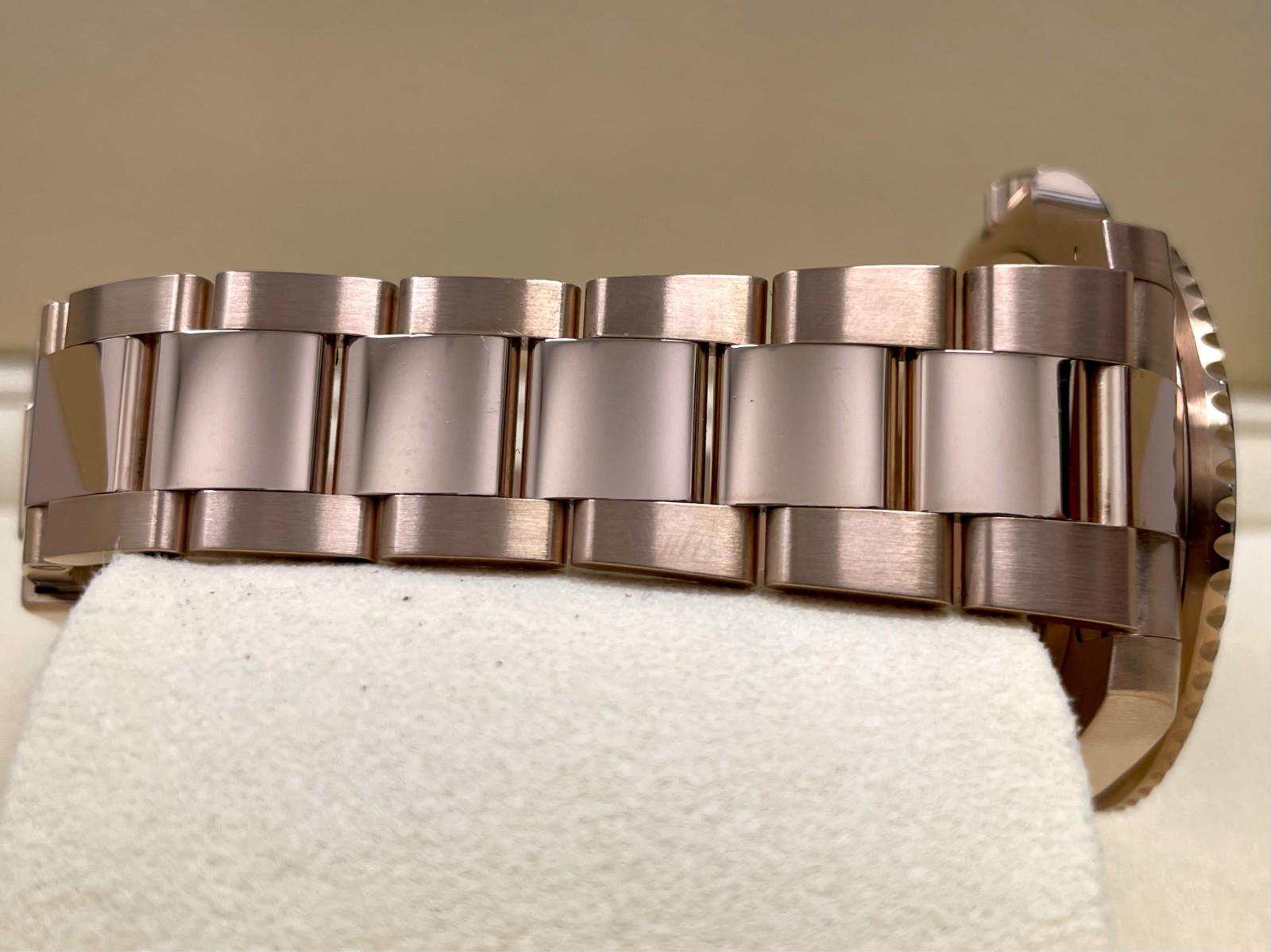 ROLEX GMT MASTER II ROOTBEER 126715CHNR FULL ROSE GOLD 18K FULL SET 2020 image 6