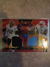 2025 Panini Select - Multiverse Khalil Mack #MVJ-KMK Red Prizm (MEM)