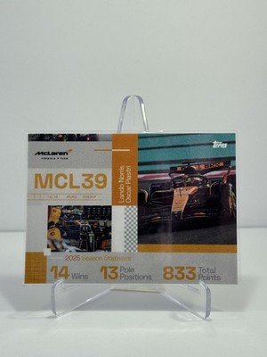 2025 Topps McLaren Racing Engineering Excellence Formula One