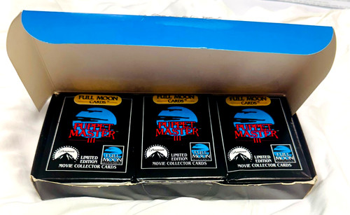 Puppet Master III Collector Trading Cards - 1991 Full Moon- 25 Pks - 5/pk -RARE!