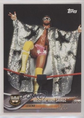 2018 Topps WWE Then Now Forever Macho Man Randy Savage #195 HOF 0e3