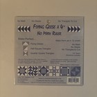 New Flying Geese X 4 No Math Ruler by Lazy Girl Designs Quilting W/Instructions — photo 1