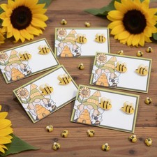 Bee Earrings, 8.5mm
