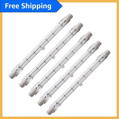 High Brightness 500W T3 Halogen Bulbs - 5 Pack of Durable 120V R7S Light Sources