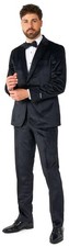 OppoSuits Men's Tuxedos Midnight Black Velvet - Opposuits