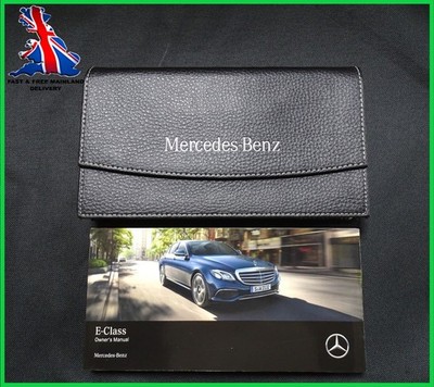 ORIGINAL MERCEDES E-KLASSE LIMOUSINE 2016-2020 BETRIEBSANLEITUNG HANDBUCH WALLET PACK