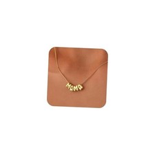 Mama Necklace Letter Necklace 18K Plated Dainty Mother and Daughter Gold MAMA