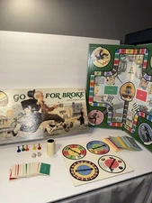 Vintage 1985 Go For Broke Spend A Million Board Game Selchow & Righter Complete