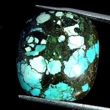 14.00Cts 100 Natural Turquoise Cushion Cabochon Gemstone 17X19X7MM