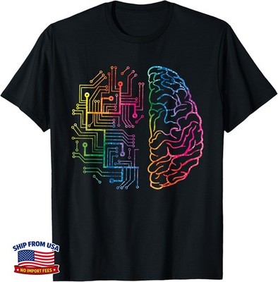 Brain Chip _ Computer Science _ Artificial Intelligence Gift Unisex T-Shirt