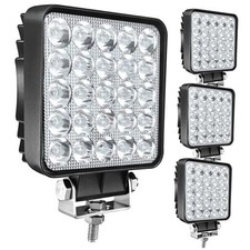 LED Work Lights for Truck, 4 Inch LED Light Pods 75W 7000lm 12V 24V 4 Pack