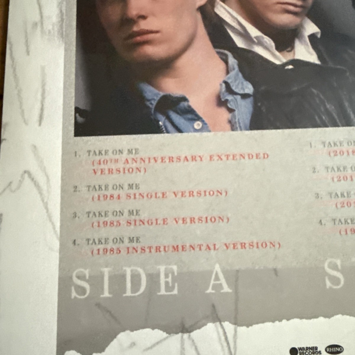 A-ha Take On Me 40th Anniversary EP Red Vinyl RSD Black Friday