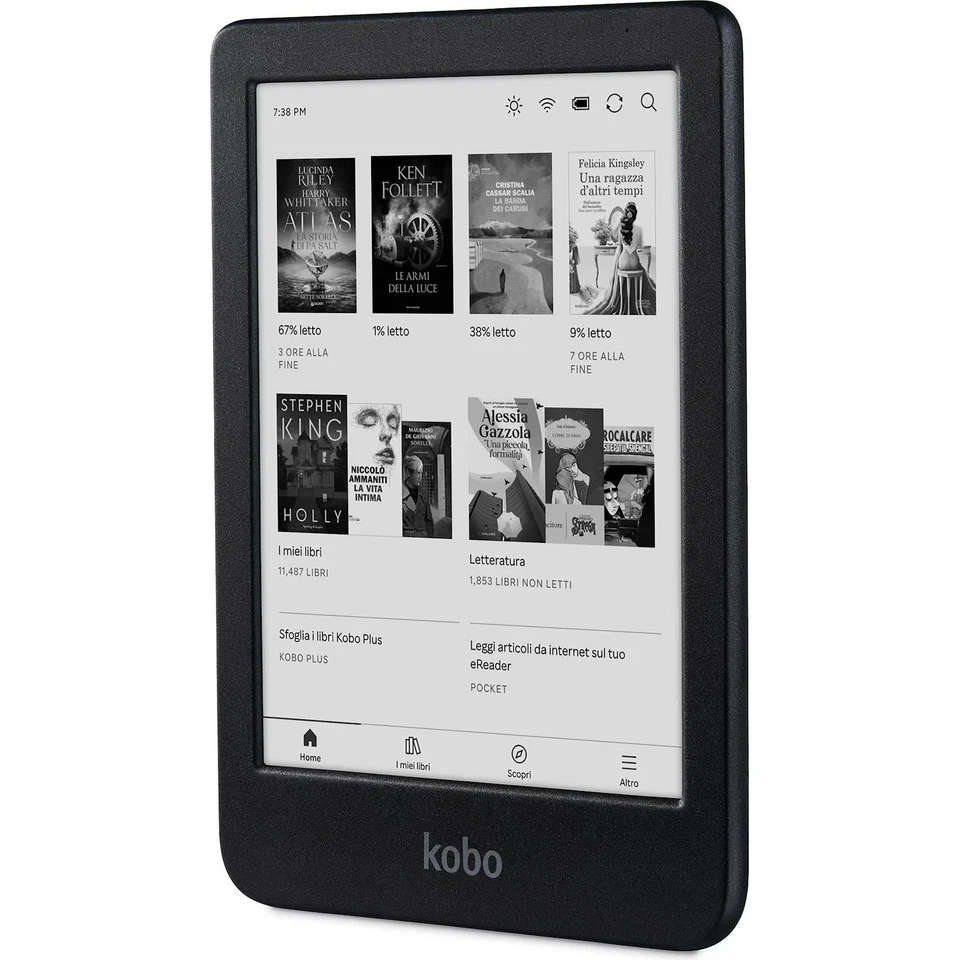 Rakuten Kobo Clara BW lettore e-book Touch screen 16 GB Wi-Fi Nero - Immagine 2 di 4