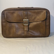 Samsonite Brown Leather Briefcase 21.5  