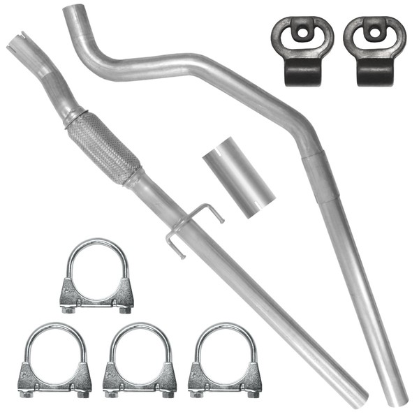 Rohr Auspuff Hosenrohr Rohrvorne Montagesatz FüR Opel Corsa D 1.3 Cdti-image