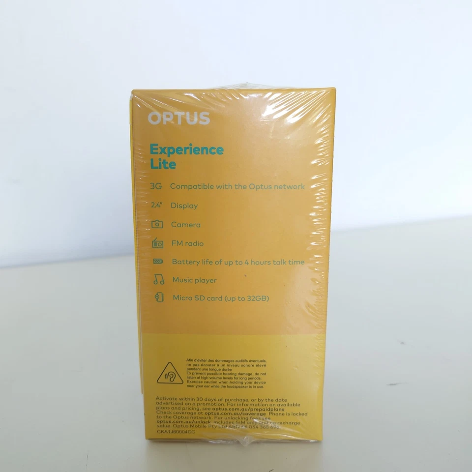 Optus X Lite 2038X Cocoa Gray Mobile Phone Big Button, Brand New Sealed Box - Image 2 of 4
