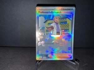 Professor's Research 122 2025 Pokemon Prismatic Evolutions Poke Ball Card NM+