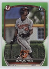 2023 Bowman Prospects Neon Green 334/399 Leandro Arias #BP-84 y0i