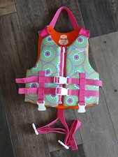 Speedo Child PFD - Rainbow Dots-33-55 lbs-Life Jacket Vest