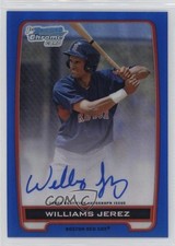 2012 Bowman Chrome Prospects Blue Refractor /150 Williams Jerez #BCA-WJ Auto i6j