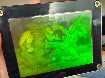 Spider-Man vs Venom 3D Hologram Marvel Universe Series 4 Insert Card