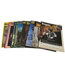 Vintage Dragon Magazine Lot 10 Issues 54-68 D...