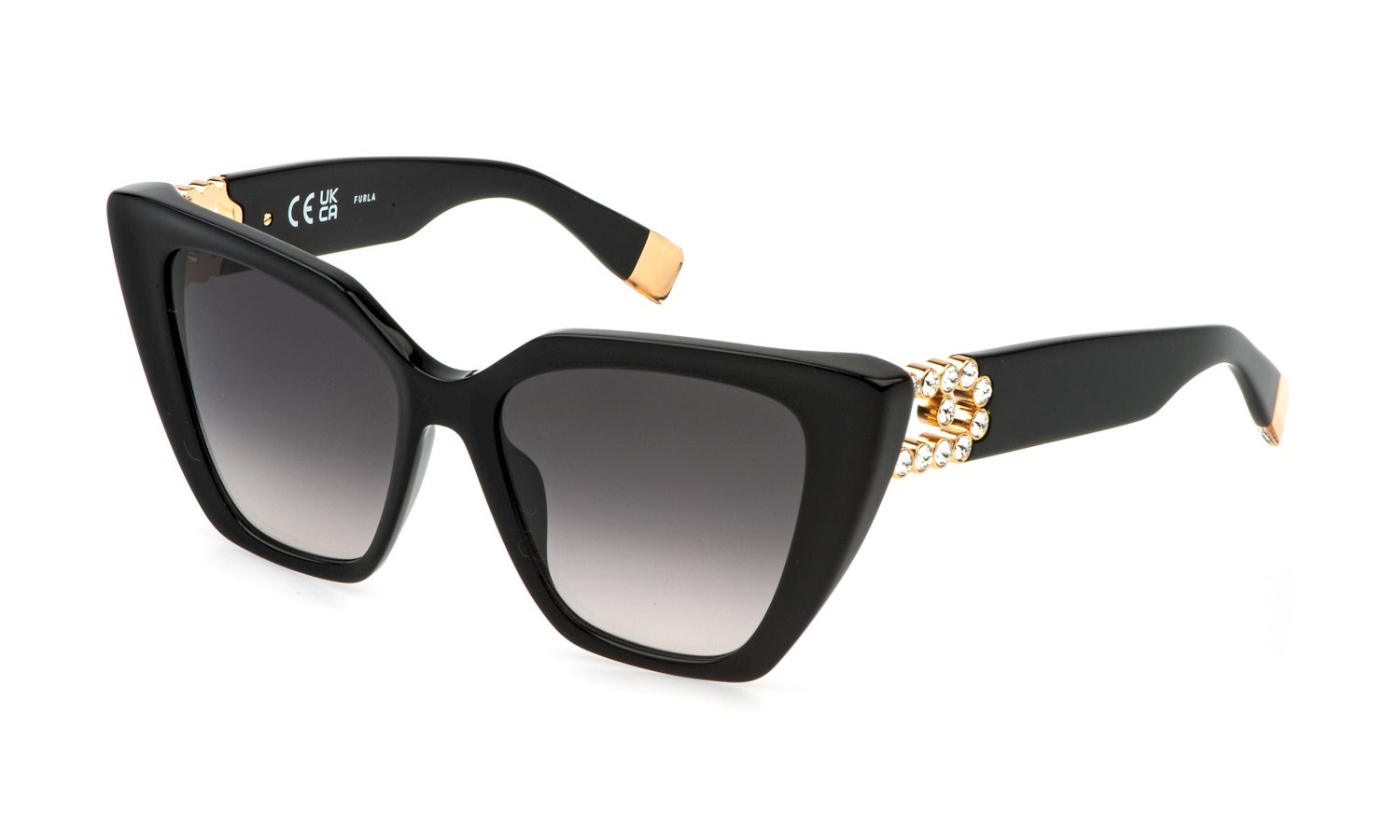 Furla Sonnenbrille SFU879S 700S Smoke Black Damen 38390₽