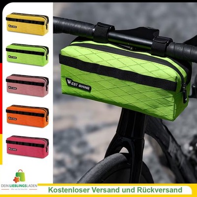 WEST BIKING 2in1 Fahrradlenkertasche wasserdicht Schultergurt MTB Rennrad Tasche