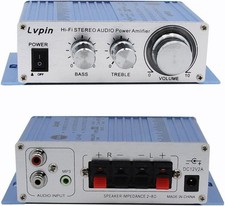Arigoul Mini Stereo Amplifier, Audio Hi-Fi Power 12V Audio...