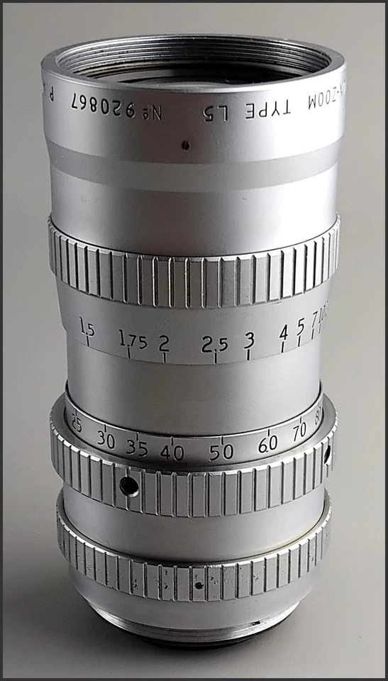 Angenieux Paris Zoom 2,5/20-80mm Type L5 Objectif à Vis M42 - Photo 3/4