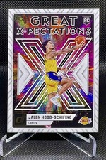 2023-24 Donruss Basketball Jalen Hood-Schifino #12 GREAT X-PECTATIONS RC Lakers
