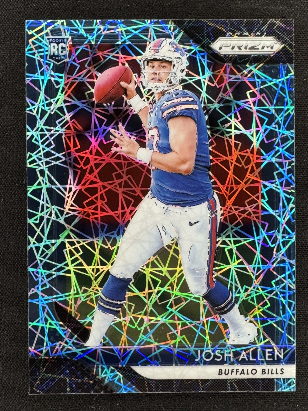 2018 Josh Allen Panini Prizm Lazer Prizm Rookie Card #205
