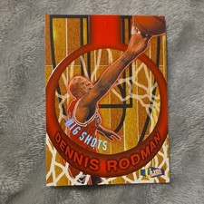 Fleer 1997-98 Ultra Big Shots Dennis Rodman #5 of 15 BS Chicago Bulls Basketball