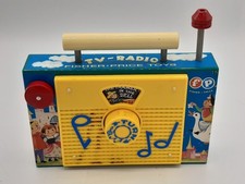 Fisher-Price TV Radio toy with wind-up nursery rhyme music