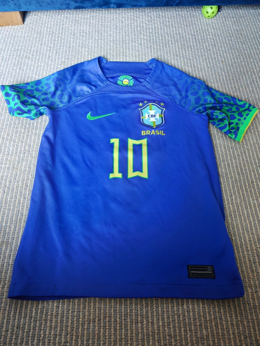 Football Shirt - Brazil Brasil Away 2022 Nike NEYMAR 10 - 128