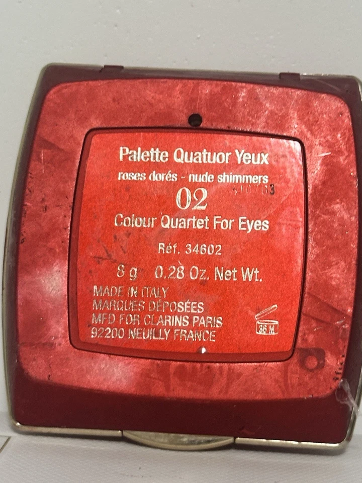 CLARINS 4-COLOUR Eye Shadow Palette 02 Natural - Image 3 of 4