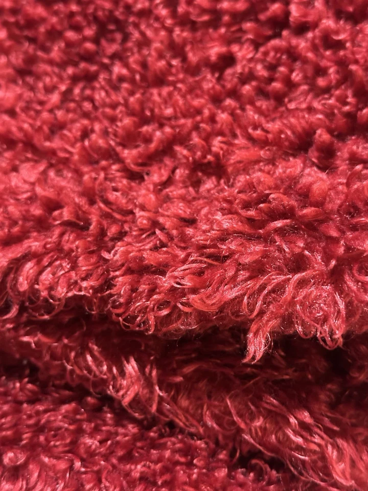 Pottery Barn Fireside 舒适双面扔 50 英寸 X 60 英寸红色 — 第 4/4 张图片