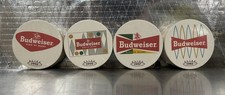 Four Sets Of Budweiser Beer Retro Coasters Ne...