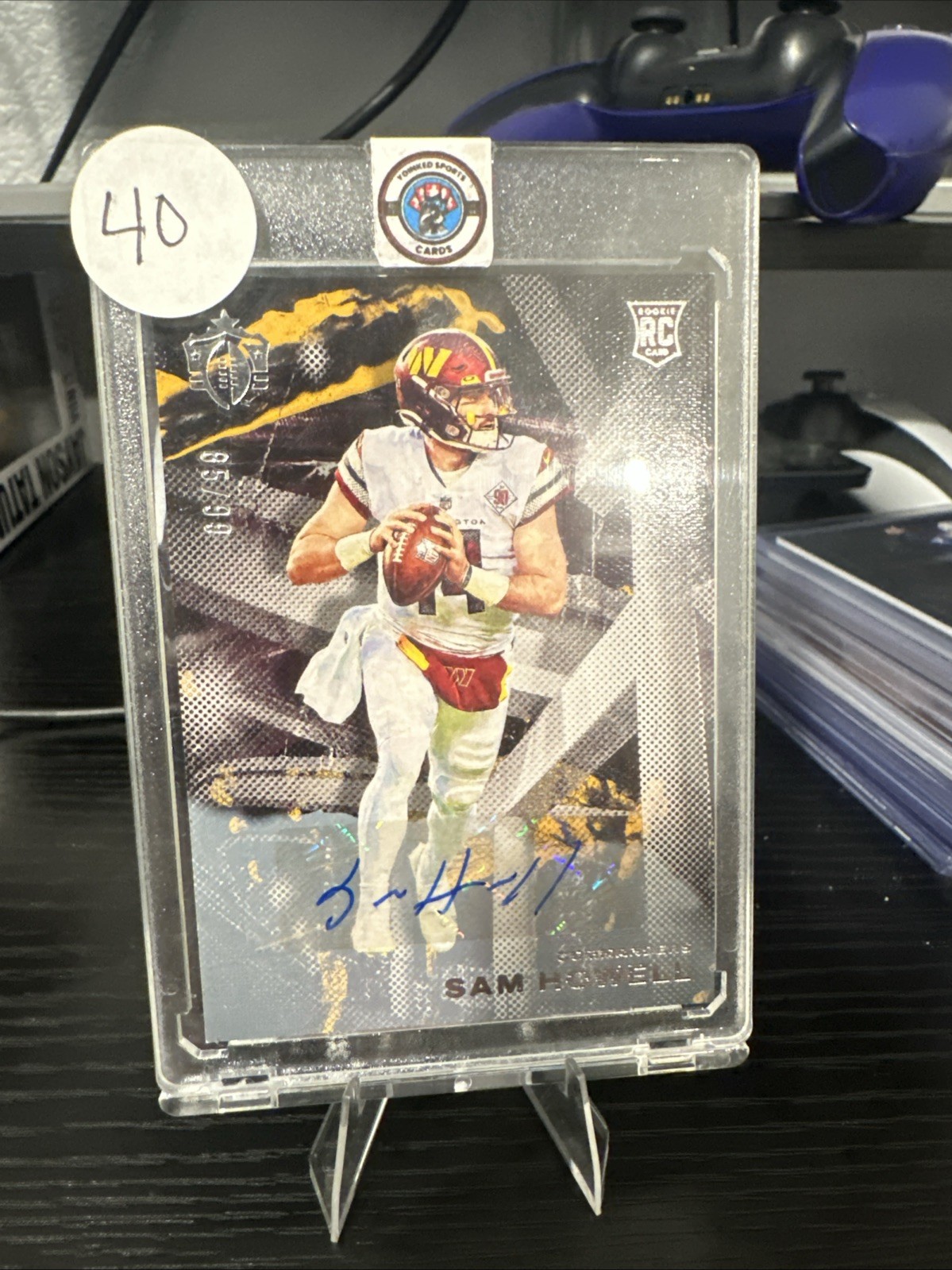 2022 Panini Chronicles - Gridiron Kings Sam Howell #GK-5 Signatures /99 (AU, RC)