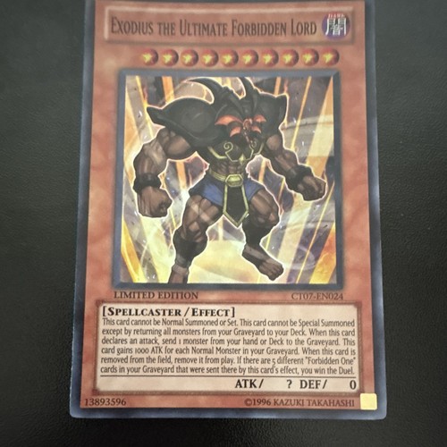 Exodius the Ultimate Forbidden Lord CT07-EN024 YuGiOh Collectible Tins 2010 card