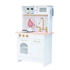 Boston Wooden Play Kitchen Pretend Cooking Playset Xmas Gift White
