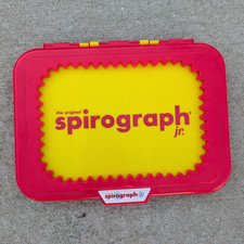 Spirograph Original Spirograph Jr. Travel Case Set w/ Gears Pink/Yellow