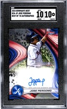 2024 Bowman's Best Jose Perdomo #B24-JP Of '24 Autograph SGC 10 Auto 10