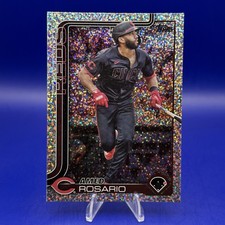 2025 Topps Series 1 Celebration Amed Rosario Confetti Foil Parallel #116 Reds