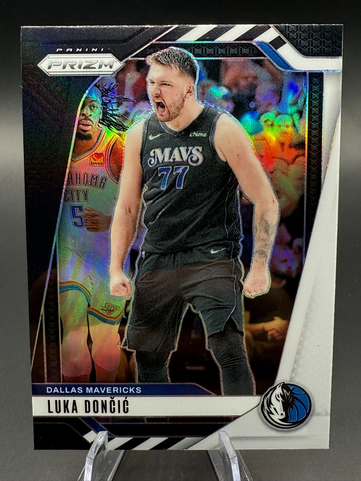 2024-25 Panini Prizm - Luka Doncic #89 Black White Panda Prizm SSP