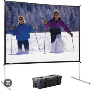 Da-Lite Fast-Fold Deluxe 9’ x 12’ Screen System - 2 Screens