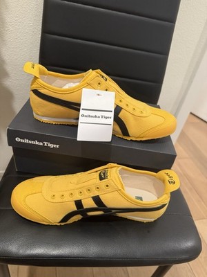 Onitsuka Tiger Mexico 66 Yellow Black Men's Low Top Athletic Sneakers