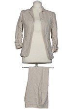 H&M Anzug Damen Kostüm Set Zweiteiler Gr. EU 34 Leinen Beige #7vypmfx